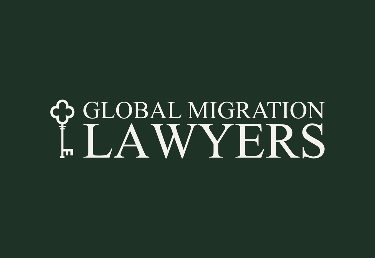 Global Migration Lawyers: Logo on Eucalypt