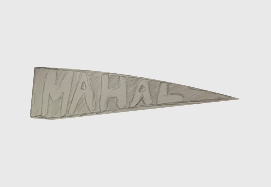 Mahal: the sketch plate.